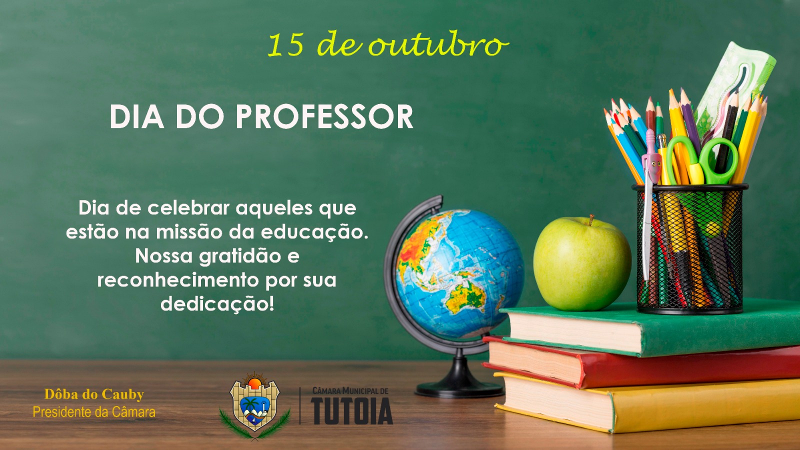 Parabéns a todos os professores!